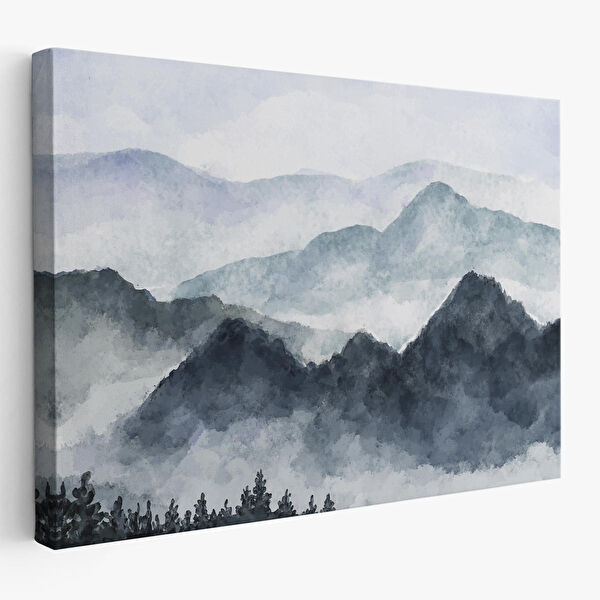 Harita Sepeti Kanvas Tablo