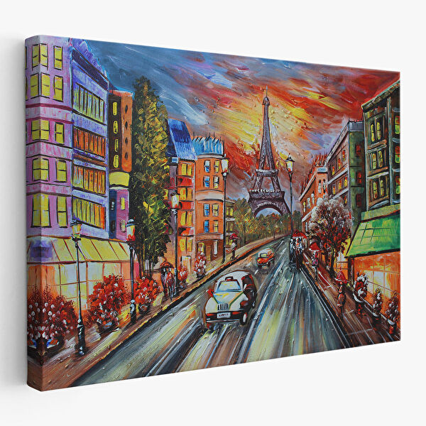 Harita Sepeti Kanvas Tablo