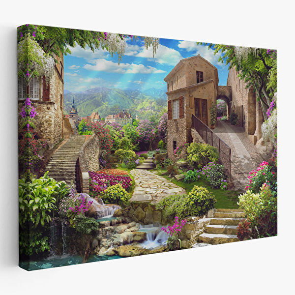 Harita Sepeti Kanvas Tablo