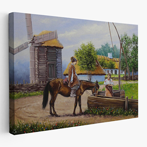 Harita Sepeti Kanvas Tablo