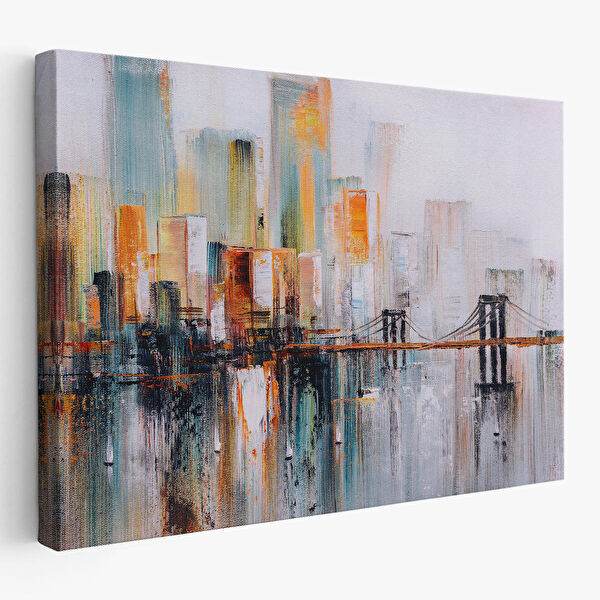 Harita Sepeti Kanvas Tablo