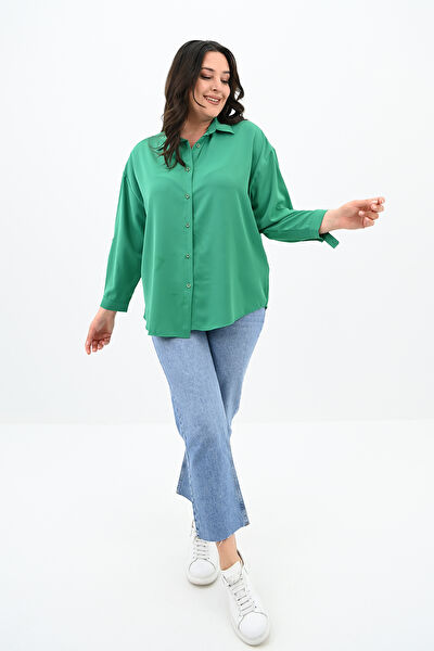 KOZA BUTİK Büyük Beden Gömlek