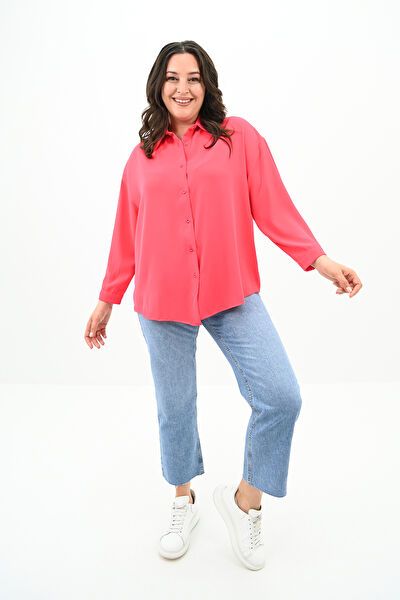 KOZA BUTİK Büyük Beden Gömlek