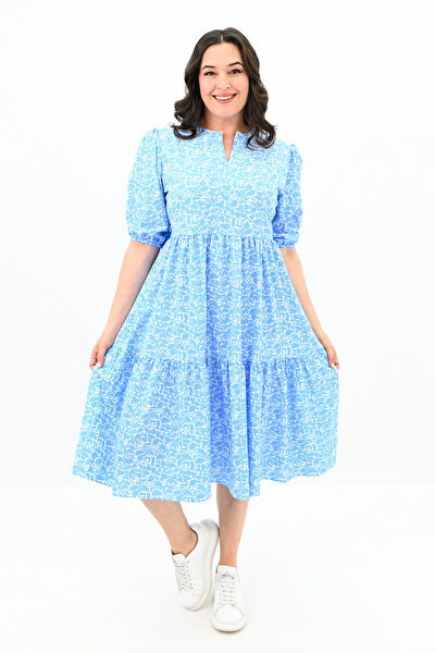 KOZA BUTİK Büyük Beden Günlük Elbise