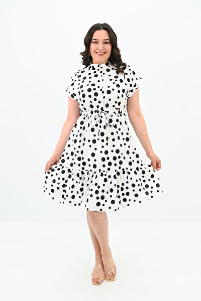 KOZA BUTİK Büyük Beden Günlük Elbise