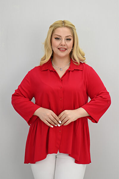 KOZA BUTİK Büyük Beden Gömlek