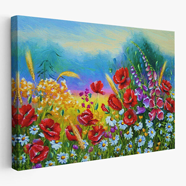 Harita Sepeti Kanvas Tablo