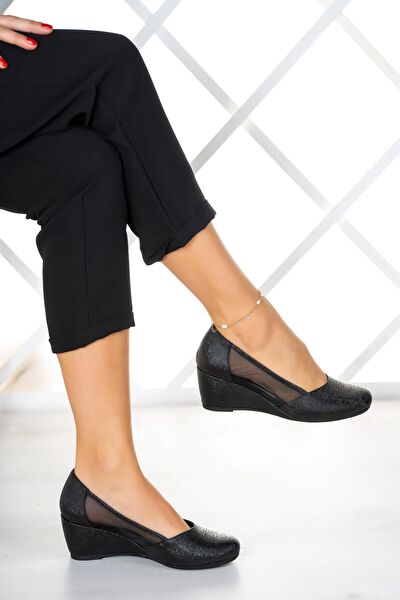 Erkan Saçmacı Dolgu Topuklu Ayakkabı