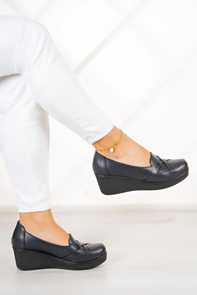 Erkan Saçmacı Dolgu Topuklu Ayakkabı