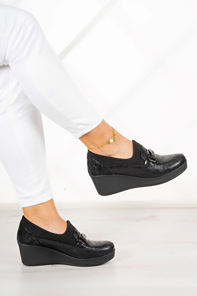 Erkan Saçmacı Dolgu Topuklu Ayakkabı