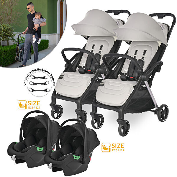 Lorelli İkiz Bebek Arabası