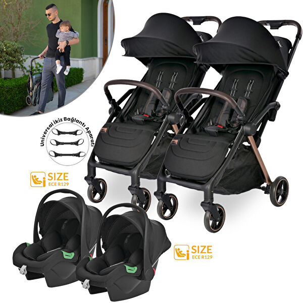 Lorelli İkiz Bebek Arabası