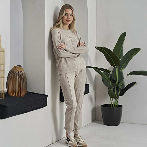 Poleren Kadın Pijama