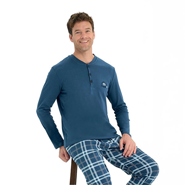 Over Sleep by Poleren Erkek Pijama, Pijama Takımı