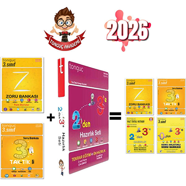 Tonguç Akademi Ders ve Yardımcı Kaynak Kitapları
