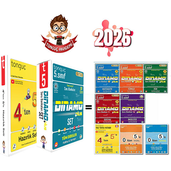 Tonguç Akademi Ders ve Yardımcı Kaynak Kitapları