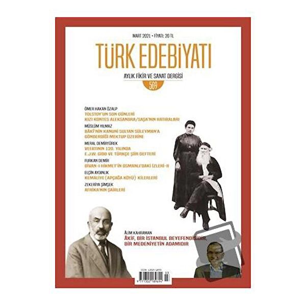 Türk Edebiyatı Dergisi Edebiyat Kuramı
