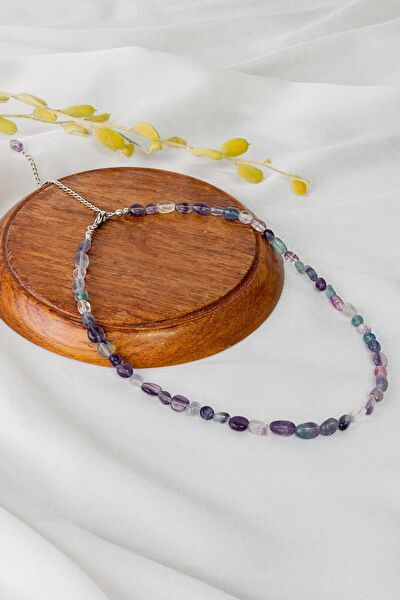 Dünya Doğal Taş Kolye