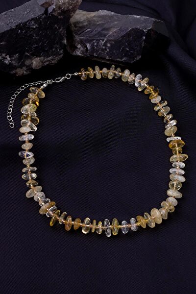 Dünya Doğal Taş Kolye