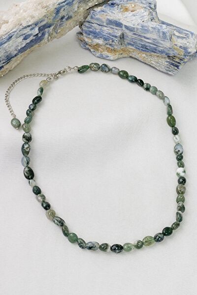 Dünya Doğal Taş Kolye