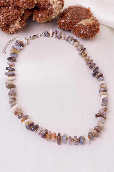 Dünya Doğal Taş Kolye