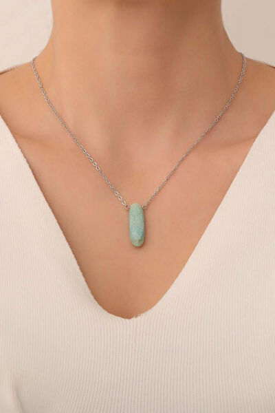 Dünya Doğal Taş Kolye