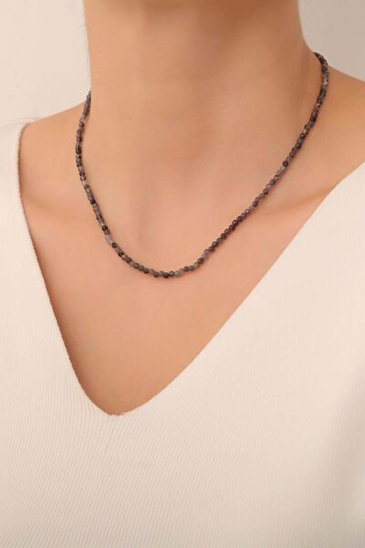 Dünya Doğal Taş Kolye