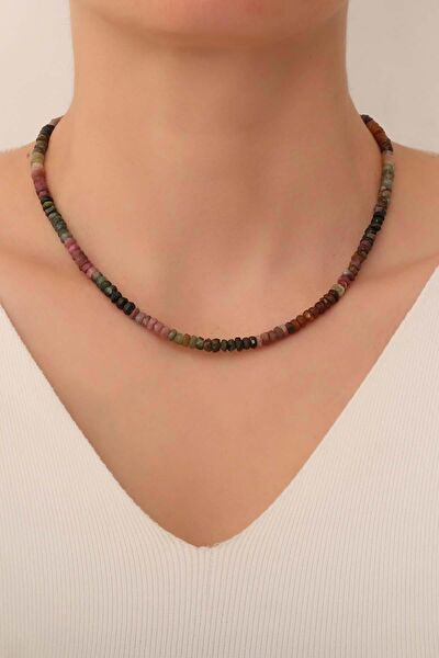 Dünya Doğal Taş Kolye