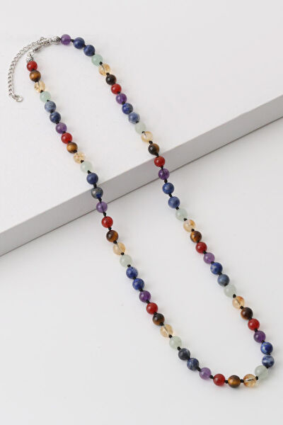 Dünya Doğal Taş Kolye, Zincir, Künye