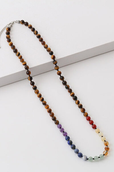 Dünya Doğal Taş Kolye, Zincir, Künye