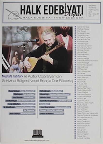 Halk Edebiyatı Dergisi Yayınları Dergiler