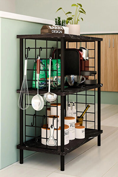 BARIN DESİGN Mutfak Rafı, Terek