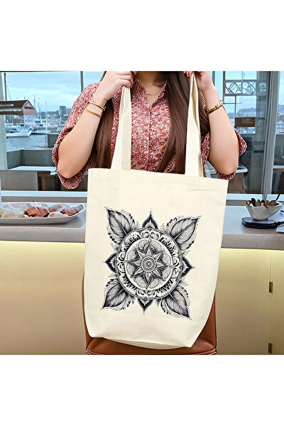 Beyaz Penguen Bez Çanta