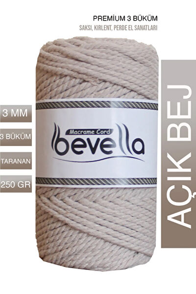 Bevella Macrame Cord Örgü İpleri