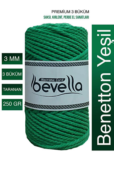 Bevella Macrame Cord Örgü İpleri