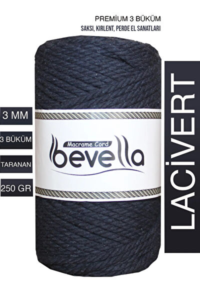 Bevella Macrame Cord Örgü İpleri