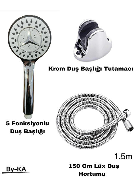 By-KA Duş Başlığı, Spirali, Seti