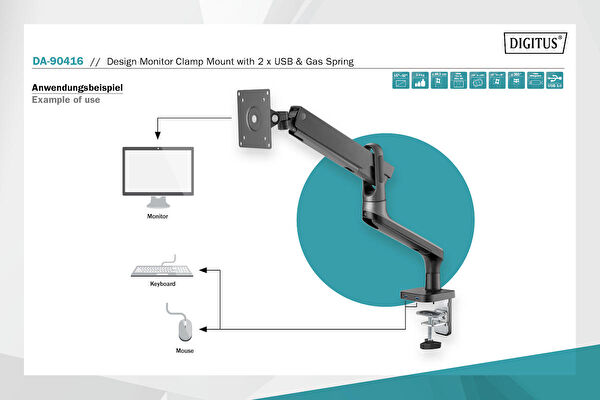 Digitus Monitör Aksesuarları