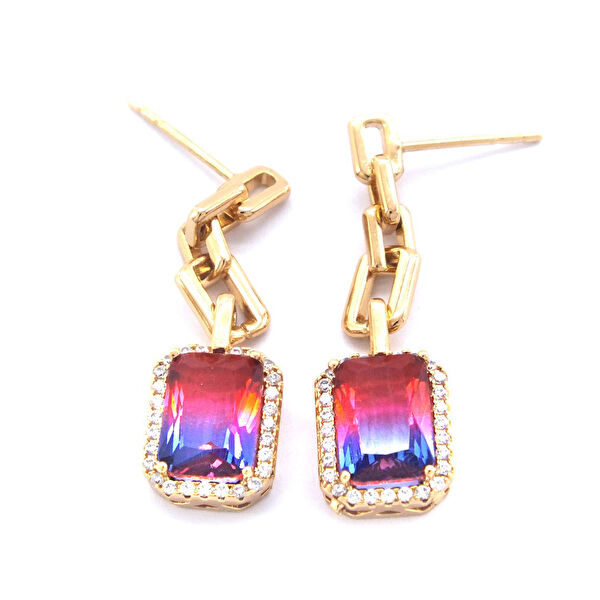 BZ Burgu Zincir Küpe