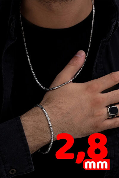 OSMANLI GÜMÜŞ Kolye, Zincir, Künye