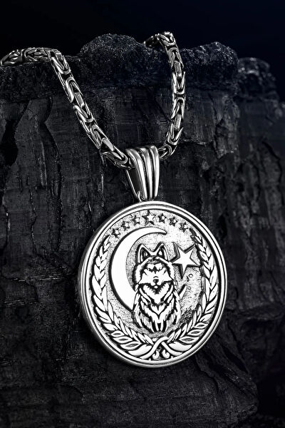 OSMANLI GÜMÜŞ Kolye, Zincir, Künye