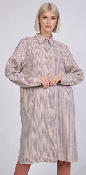 Soralline Büyük Beden Tunik