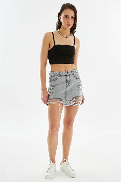 EXPLODE Kadın Kot Etek