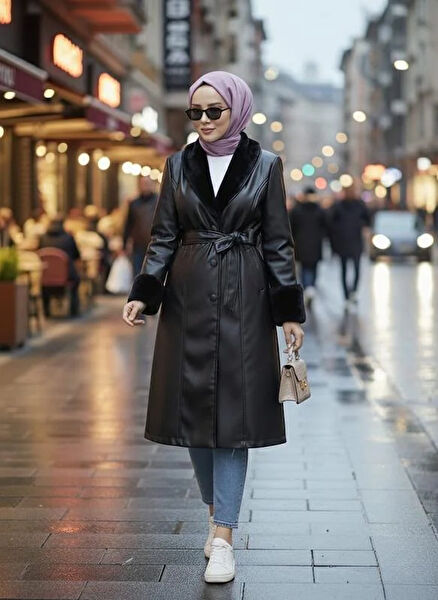 Hb Harma Time Butik Kadın Trençkot, Yağmurluk