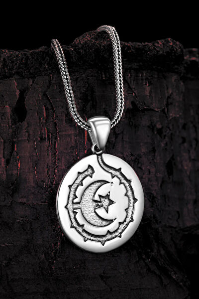 OSMANLI GÜMÜŞ Kolye, Zincir, Künye