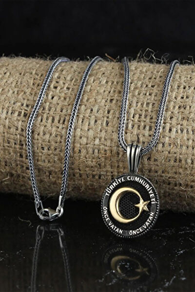 OSMANLI GÜMÜŞ Kolye, Zincir, Künye