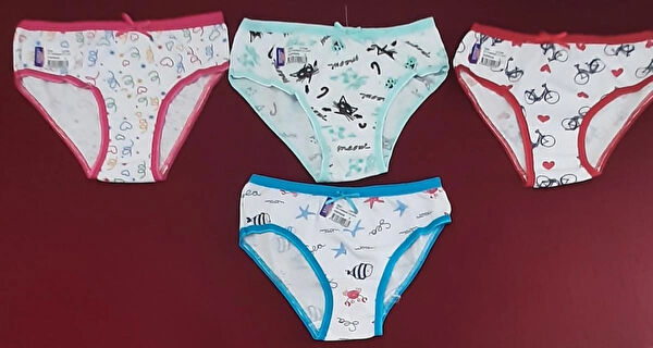 Sedef Yıldızı Kız Çocuk İç Çamaşırı