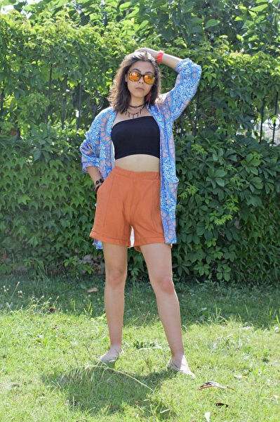 Pasaklı Giyim Kadın Şort, Bermuda, Kapri