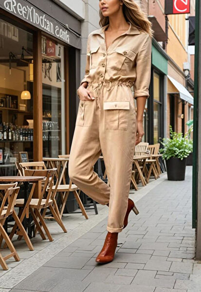 Pasaklı Giyim Günlük Tulum, Salopet