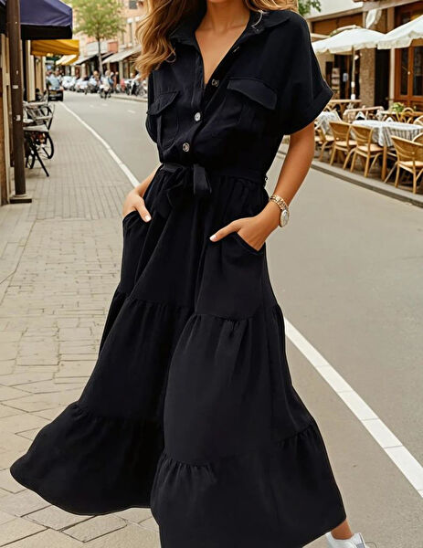 Pasaklı Giyim Günlük Elbise